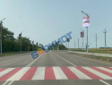 Читатель «Блокнота» указал на украинскую дорожную разметку в Запорожской области