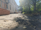 Появились кадры упавших на детский сад обломков украинского БПЛА в Бердянске