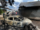 Пожарные потушили пожар после атаки ВСУ на Васильевку