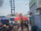 Момент удара по военной цели сняли на видео жители города Запорожье