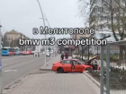 Лихач на BMW влетел в корпус МелГУ: блогер показал кадры с места ДТП