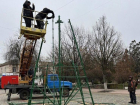 Приморск начали украшать к Новому году