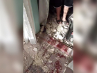 Появились кадры последствий удара дрона ВСУ по частному дому в Куйбышевском округе
