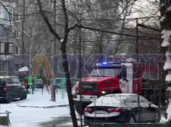 Мелитопольцы показали видео с места пожара в многоэтажке на улице Ярослава Мудрого