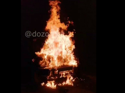 Подпольщики сожгли внедорожник нацбата ВСУ в Запорожье