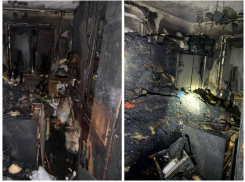 Пожарные эвакуировали людей из горящего дома в Запорожье