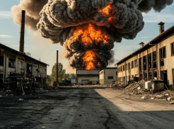 Во время ночного удара повреждён электровозоремонтный завод в Запорожье