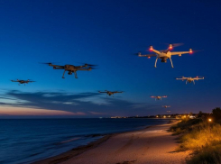 Дроны ВСУ поразили ночью в небе над Мелитополем, Бердянском и Азовским морем