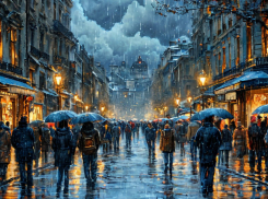 Дождь и мокрый снег ожидаются в Запорожской области