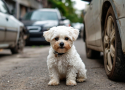 Водитель насмерть сбил собаку в Запорожье