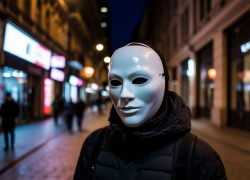 Танцующий в маске Гая Фокса мужчина до смерти перепугал запорожцев