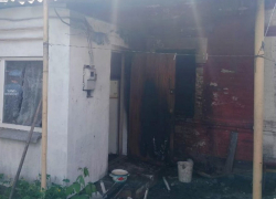 В Мелитополе чуть не сгорел частный дом