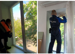 Пензенская бригада заменила окна, разрушенные из-за удара ВСУ в Токмаке