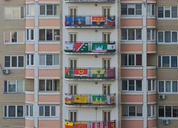 Флаг Мелитополя появился на мемориальном ансамбле Памяти и Славы в Подольске