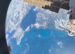 Космонавт Артемьев показал, как выглядит Запорожская область из космоса 