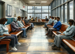 Минздрав игнорирует жалобы об уличных очередях в Мелитопольскую городскую больницу