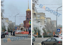 Причину образования парового гейзера в Мелитополе не смогли объяснить в водоканале 