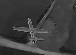 Появилось видео ночной охоты на дроны ВСУ возле трассы «Новороссия» под Мелитополем