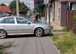 «Король парковки» на Skoda отличился в Запорожье 