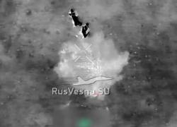 Ночное уничтожение диверсантов ВСУ в «плащах-невидимках» попало на видео в Малых Щербаках