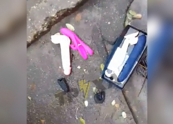 Жительница Запорожья решила порадовать бездомных резиновыми членами