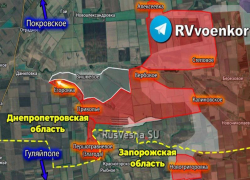 ВС РФ подняли флаг над Егоровкой и приближаются к дороге на Гуляйполе