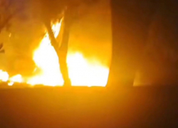 Автомобиль взорвался в жилом дворе в Запорожье