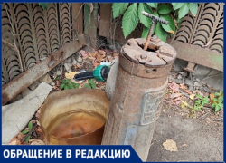 Состояние водоразборной колонки на улице Ломоносова возмутило жителя Мелитополя