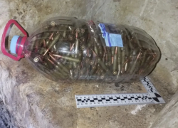 Более 800 патронов изъяли полицейские у жителя Бердянского района
