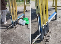 Остановку-убийцу показали на видео в Запорожье