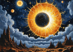 Запорожцы увидят солнечное затмение днём 29 марта 