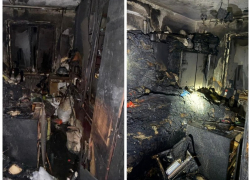 Пожарные эвакуировали людей из горящего дома в Запорожье