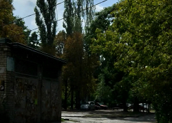 Слепой дождь сняли на видео в центре Запорожья