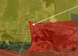 ВС РФ подняли флаг в запорожском селе Белогорье
