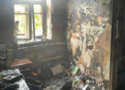 В Запорожье 85-летняя женщина сгорела в своём частном доме