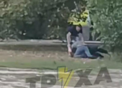 Запорожцы сняли на видео, как трое мужчин побили друг друга из-за «ста грамм» 