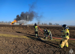 «Жигули» сгорели дотла из-за замыкания проводки под Бердянском 