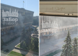 Появились кадры нового удара дроном по Запорожской ОВА