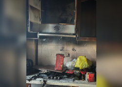 Квартира неожиданно вспыхнула в запорожской многоэтажке