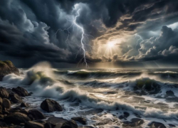 Штормовое предупреждение из-за сильного ветра объявили в Запорожской области