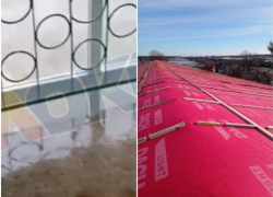 Сорванную ураганом крышу школы №1 в селе Водяное отремонтировали после обращения читателей «Блокнота»