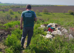 Женщина пожаловалась экологам на огромные завалы мусора в Запорожье