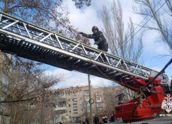 В Мелитополе при пожаре чуть не погибло двое детей