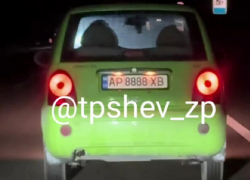 «Миндич едет»: запорожцы показали машину с дорогущими номерами