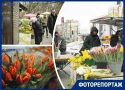 Закружило в цветочном вихре: как жители Мелитополя готовились к 8 Марта