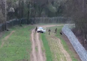 Неудачная попытка запорожского уклониста сбежать в Словакию попала на видео