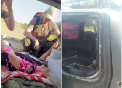 Рогозин показал видео эвакуации в госпиталь электрика и медсестры после ударов ВСУ в Токмакском районе