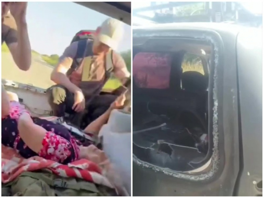 Рогозин показал видео эвакуации в госпиталь электрика и медсестры после ударов ВСУ в Токмакском районе