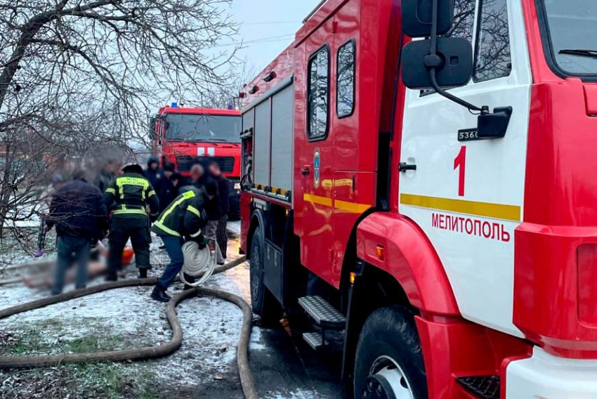 Во время пожара в Мелитополе погибла 24-летняя девушка