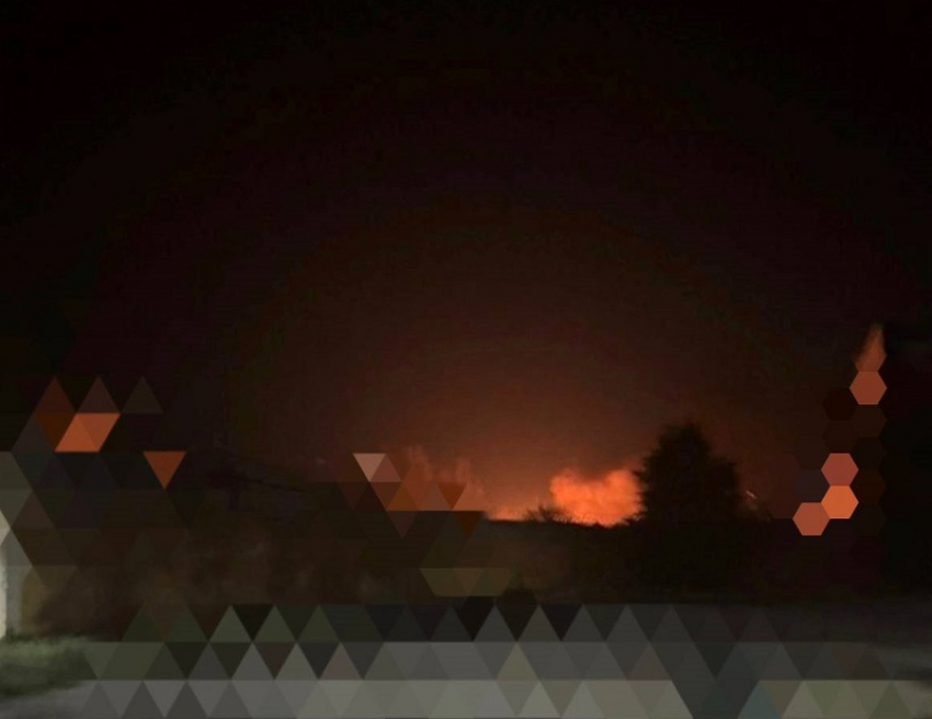 Промышленное предприятие загорелось в Запорожье на фоне беспрерывной работы ПВО